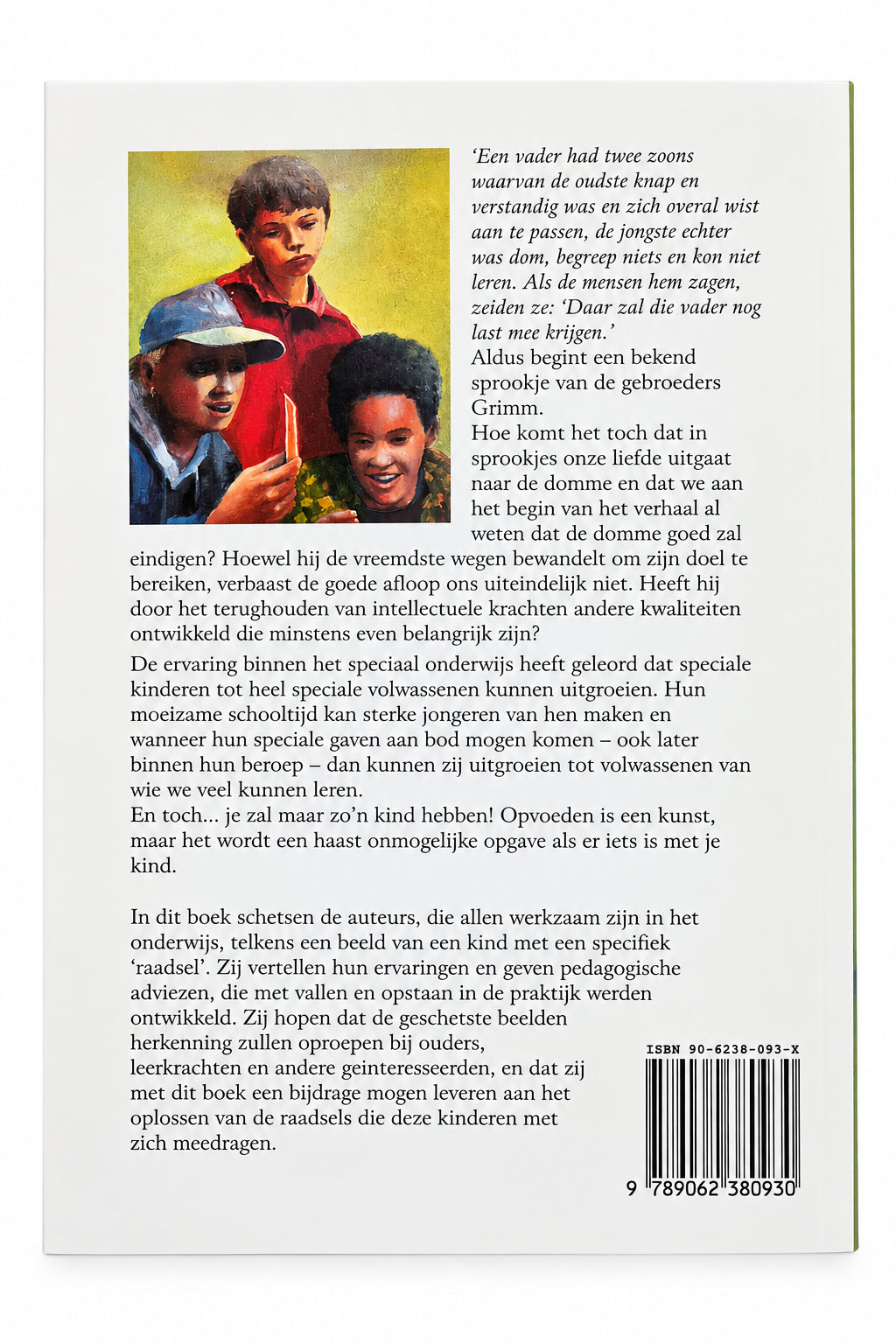 Achterkant van het boek Kinderen met een raadsel - Waldorf Winkel