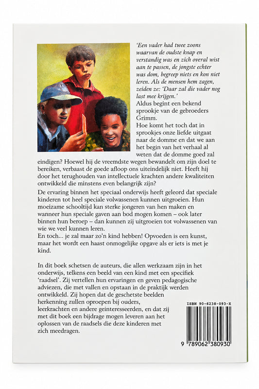 Achterkant van het boek Kinderen met een raadsel - Waldorf Winkel